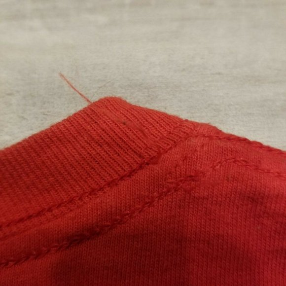 Hot Rocks Cafe Hell  Fire L Solid Red T shirt - Picture 5 of 6